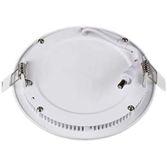 EFEMF-LED Panel Light 3W 4W 6W 9W 12W 15W 18W 24W Flat Lamp Round Ultra-Thin Recessed Ceiling Light Downlight Fixture Kit (Warm White, 15W)