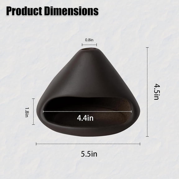 EFEMF-Mini Ceramic Fireplace Incense Burner, Smudge Bowl with Chimney for Sage, Aromatic Home Decor for Anxiety Relief, Meditation Supplies, Spiritual Gifts for Women & Men