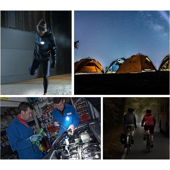 EFEMF-Nurse Nightshift Hands Free Lightweight Emergency LED Flashlight Clip on Flashlight Suitable for Walking Running Pets Outdoor Emergency