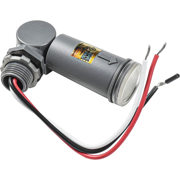 EFEMF-Photocell Light Sensor Swivel Mount Dusk to Dawn Hardwired Switch Photoelectric Control for Barn Lights Outdoor, Back Yard Lightening, Outdoor Lighting, etc.