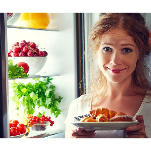 EFEMF-Refrigerator Light Bulb, 40W Equivalent 120V A15 LED Fridge Bulbs 5 Watt Daylight White 5000K E26 Medium Base, Energy Saving Freezer Ceiling Home Lighting, Not-Dim, Waterproof, 2 Pack