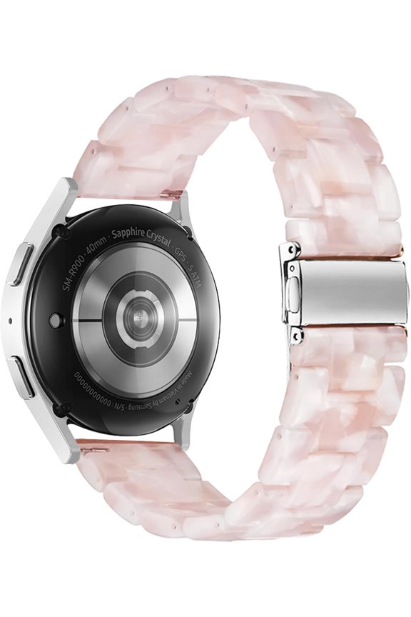 -Resin Bands Compatible with Samsung Galaxy Watch 7 FE 6 5 40mm 44mm/Pro 45mm,Galaxy Watch 4 40/44mm,Galaxy Active 2 40/44mm,20mm Band for Galaxy Watch 6 4 Classic 42mm 43mm 46/47mm Watch 3 41mm