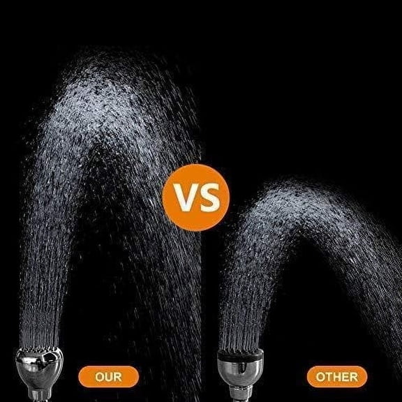 EFEMF-Shower Head High Pressure 3 Inch Showerhead 2.5 GPM Shower Heads, Adjustable Brass Ball Joint Shower Head, Powerful High Flow Shower Head for Bath Spa Shower, Air Bubble Pressure Shower Head, 2