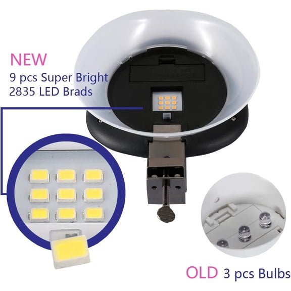 EFEMF-Solar Gutter Lights Outdoor, 9 LED, Super Bright, Waterproof, Wireless Security for Garden, Wall, Yard, Deck