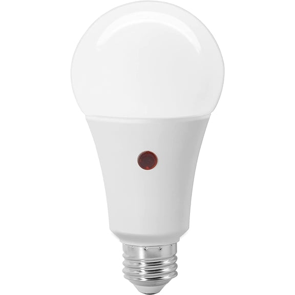 EFEMF-Sylvania Dusk to Dawn A21 LED Light Bulb with Auto On/Off Light Sensor, 100W=13W, 1500 Lumens, 5000K, Daylight - 1 Pack (41291)