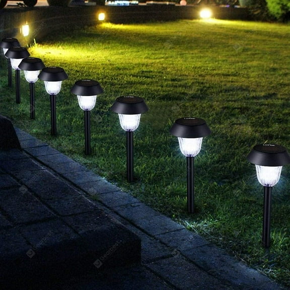 EFEMF-T5 T10 Wedge Base LED Light Bulbs 12VAC/DC 1Watt Cool White 6000K for Outdoor Landscape Lighting Deck Stair Step Path Lights and RV Travel Tailer Lights 2-Pack