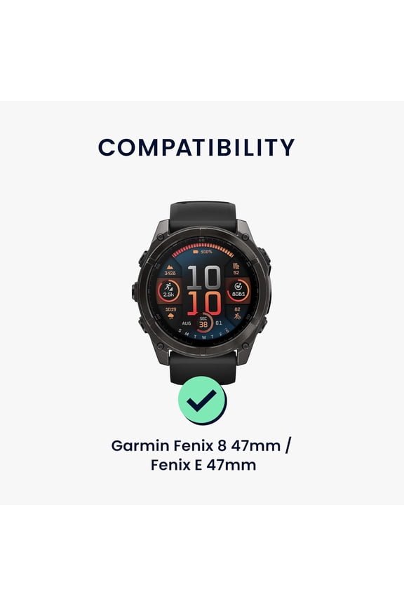 -Watch Strap Connecting Adapter Compatible with Garmin Epix 2 / Instinct 2 / Instinct 3 45mm / Fenix 8 47mm - For 20mm straps - 4x - No Tools Required