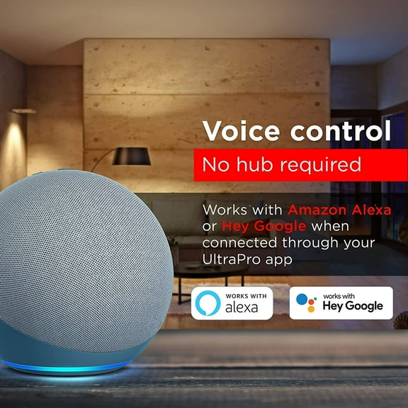 EFEMF-Wi-Fi LED Smart Light Bulb, A19, 60W Equivalent, RGB, Color Changing, White Select Tunable 2700K - 6500K, Dimmable, 2.4GHz Router Required, Circadian Rhythm, Easy-to-Use App, 4 Pack, 51454