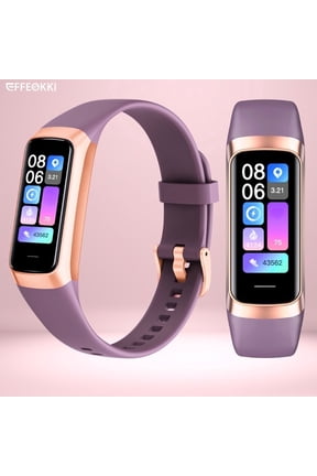 Slim Fitness Tracker For Women Men Wrist Watch Amoled Display Screen/25 Sport Modes/Waterproof Pedometer Smart Watch Compatible With Iphone Android Smartphone
