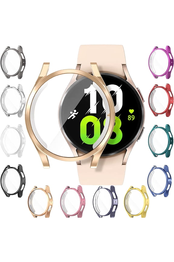 -[12 Pack] Watch Screen Protector Compatible with Samsung Galaxy Watch 5 40mm (SM-R900) and Galaxy Watch 4 40mm (SM-R860), Soft TPU Watch Case Protective Cover for Galaxy5&4 FE Smart Watch