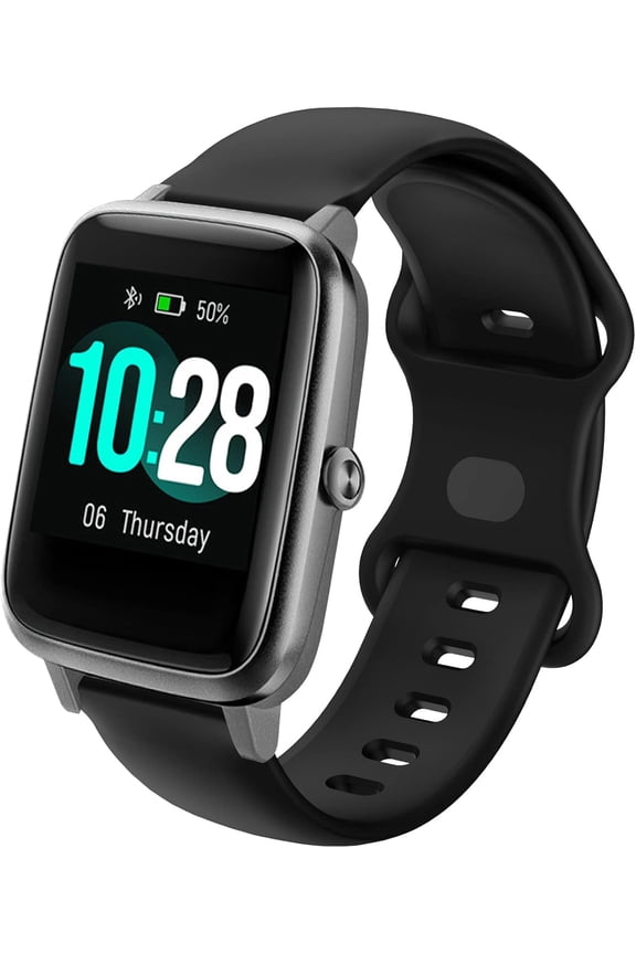-19mm Soft Silicone Replacement Band Compatible with Veryfitpro ID205L, ID205U, ID205S, ID216 Smart Watch
