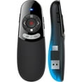 EFFFERTWQL-2 in 1 Type C USB Presentation ClickerWireless Presenter ...