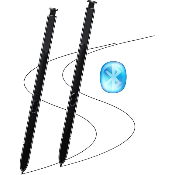 EFFFERTWQL-2 Pack Galaxy Note 9 Stylus Pen(with Bluetooth) Replacement Stylus Touch S Pen for Samsung Galaxy Note 9 N960 All Versions Stylus Touch S Pen(Midnight Black)