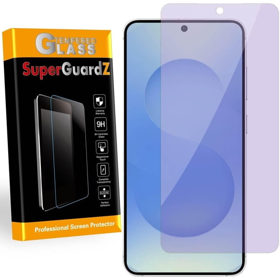 EFFFERTWQL-[2-Pack] for Samsung Galaxy S25 Edge [NOT for Samsung S25] Screen Protector Anti Blue Light Tempered Glass, Eye Protection, , 9H, 0.3mm, Anti-Scratch, Anti-Bubble