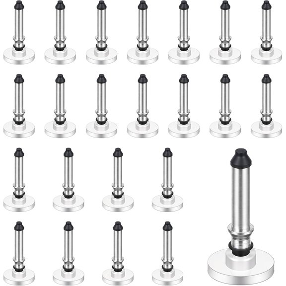 EFFFERTWQL-24pcs Stylus Tips Replacement Tips Only, High Precision Replaceable Stylus Pen Disc Tops, Silicone Round Stylus Pen Tip for Mobile Phones and Tablet PC Touch Screen Devices
