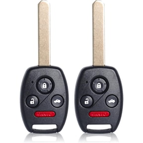 EFFFERTWQL-2PCS Key Fob Remote Replacement Fits for Honda Civic EX Si Hybrid 2006 2007 2008 2009 2010 2011 2012 2013 Acura Mdx 2007-2013 N5F-S0084A Keyless Entry 4 Btns Remote Control 35111-SVA-306