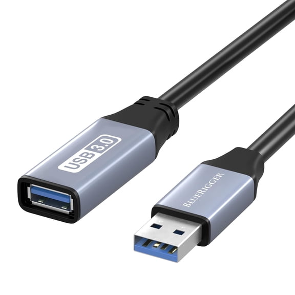 EFFFERTWQL-Active USB 3.0 Extension Cable 10FT (5 Gbps USB Extender Cord) - Long USB Extension Cable for Webcam, VR Headset, Printer, Hard Drive, Keyboard, Mouse