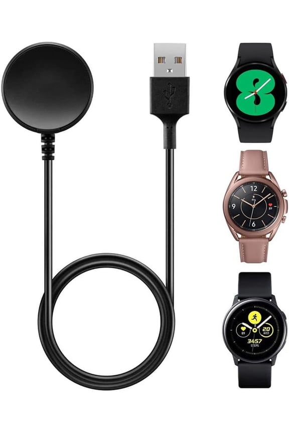 -Charger for Galaxy Watch 4/3/Active 2, Replacement Charging Cable for Samsung Watch 4/3/Active 2 Smartwatch