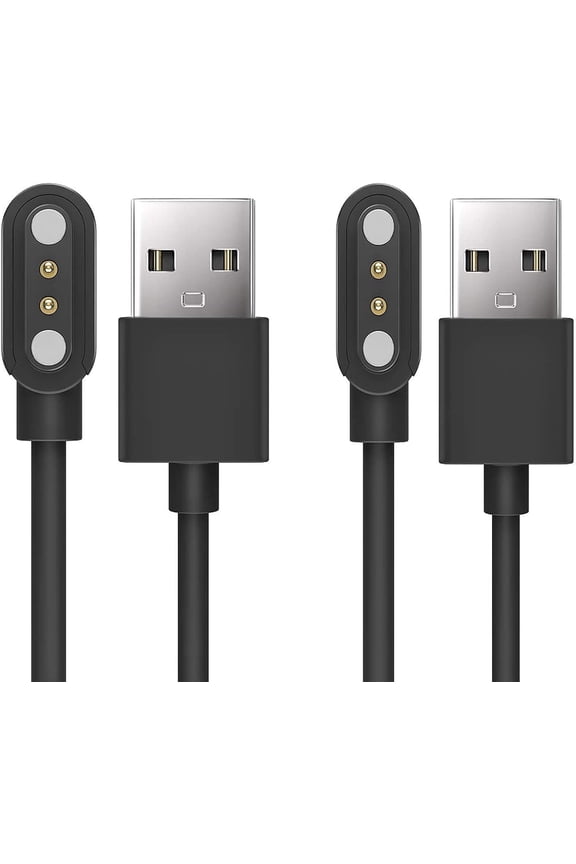 -Charging Cable Compatible for TYKOIT/Tensky ID208BT/AEAC ID208BT/TOZO S5/WMH IDW25/Keeponfit IDW21 Smart Watch, High Speed Magnetic Replacement USB Charger Cord fits for TYKOIT Smartwatch