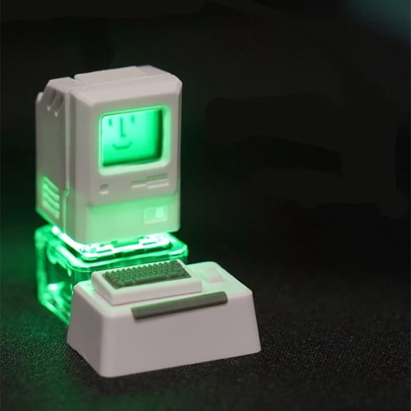 EFFFERTWQL-Custom keycaps for Esc Key and Tab Key, Mag.ne.tic and Light-Transmission Design, fits Most Keyboards Especially 60% Mechanical Gaming Keyboard