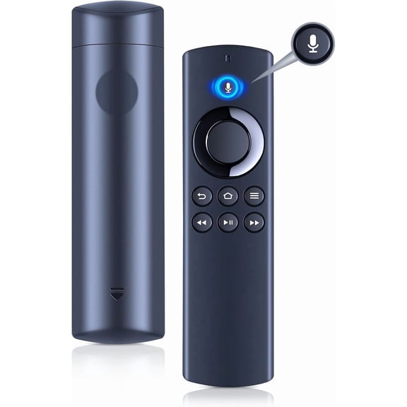 EFFFERTWQL-DR49WK B PE59CV Voice Remote Control Replacement for AMZ 3rd Gen Pendant Design TV, TV Stick (2nd & 3rd Gen, Lite, 4K AMZ Cube (1st & 2nd Gen)