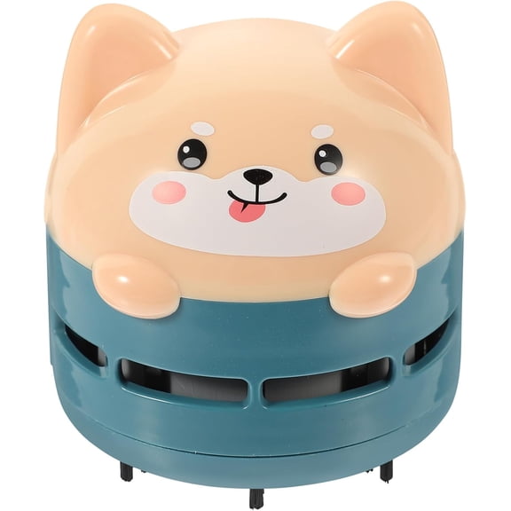 EFFFERTWQL-Desktop Vacuum Cleaner Mini Table Dust Sweeper Cute Portable for Computer Keyboard Home School Saving