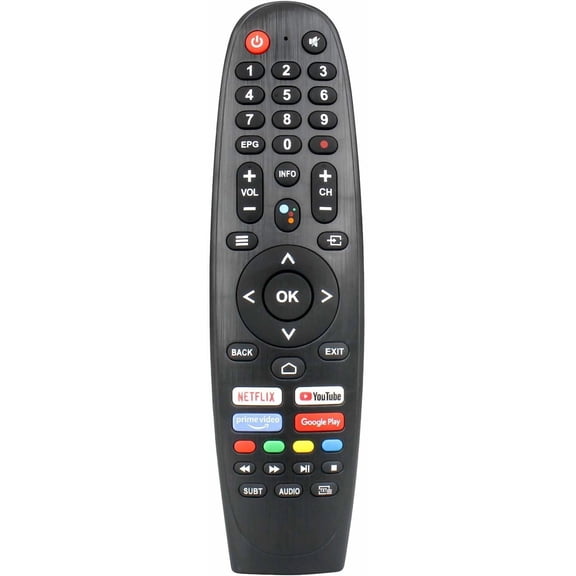 EFFFERTWQL-EC32V2HA EC40V2FA Replace Remote Control for Caixun Android TV Remote and BLAUPUNKT, for SANSUI TV Remote and ARRQW