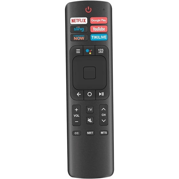 EFFFERTWQL-ERF3B69 Replacement Voice Command Remote Control fit for Sharp/Hisense Android Smart TV with Voice Assistance sub ERF3A69S ERF3A69 ERF3B69S ERF3B69 ERF3R69H ERF3I69H ERF3N69H ERF3F69V ERF3