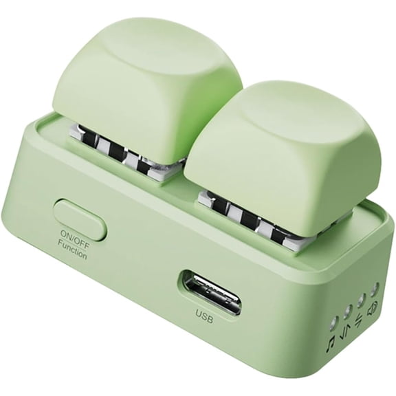 EFFFERTWQL-Free2 Bluetooth Page Flip with Built in Non Removable Lithium ion Battery (Free2 Green, Smartphone/Tablet Version)