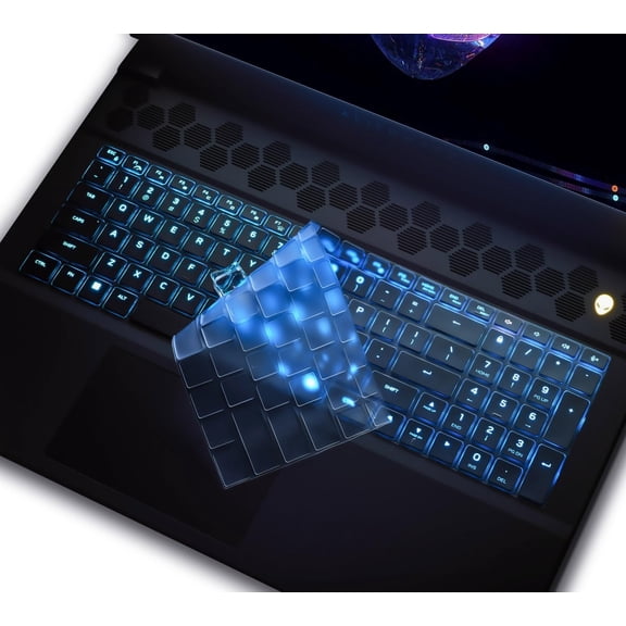 EFFFERTWQL-Keyboard Cover Compatible with 2024 Dell Alienware M18 R2 Gaming Laptop, 18 Inch Dell Alienware M18 R1 Keyboard Skin Protector