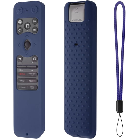 EFFFERTWQL-MR25GA Remote Cover Silicone Case for LG AN-MR25GA/AN-MR25GC Magic Control 2025 LG C5, D5, G5 Series OLED TV Remote Silicone Protective Cover Sleeve (Dark Blue)