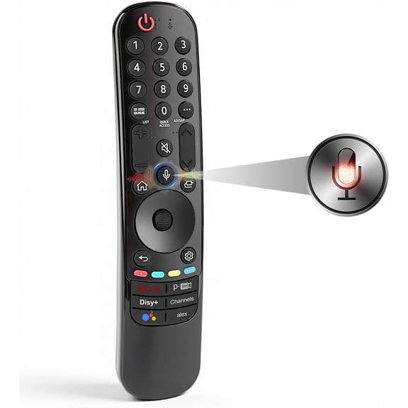 EFFFERTWQL-Magic Remote for LG Smart TV, Remote Control Replacement with Pointer and Voice Function, Compatible with All 2019-2025 LG Smart TV,1-Year Warranty