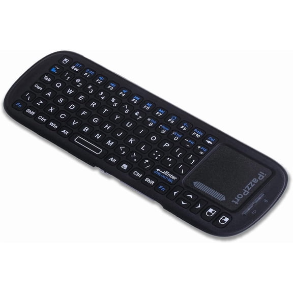 EFFFERTWQL-Mini Bluetooth Keyboard with Touchpad  Dual-Mode 2.4GHz & Bluetooth Handheld Wireless Keyboard for Smart TV (Fire TV, Android TV), Laptop, PC & Gaming Consoles  Palm-Sized, Plug & Play