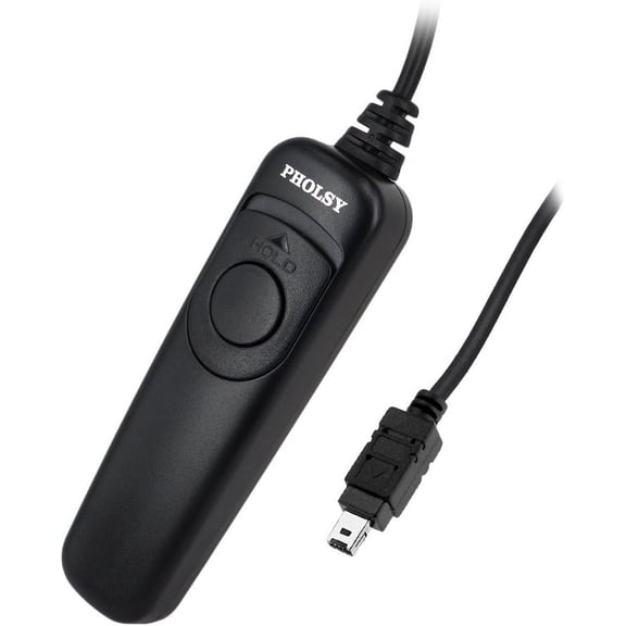 EFFFERTWQL-N10 Shutter Remote Control Cable Release Cord for Nikon Z5, Z7-II, Z6, Z6-II, D750, D780, D7500, D7200, D7000, D5600, D5500, D5300, D3300, D610, D600, D90, P7700, P7800, P950, Replaces MC-