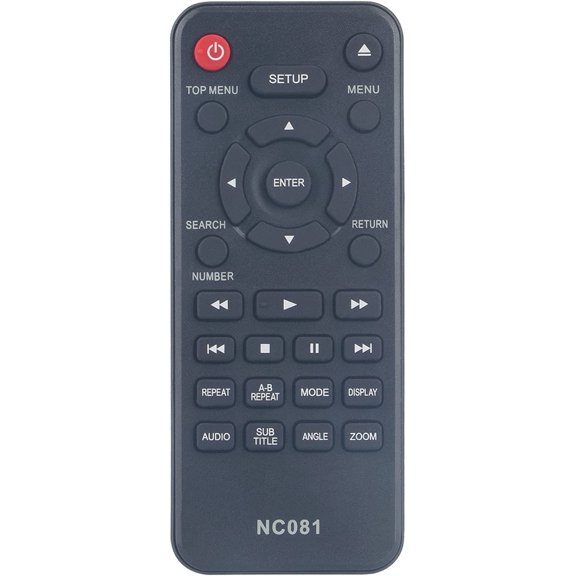 EFFFERTWQL-NC081 New Replacement Remote Control fit for FUNAI Blu-ray Disc DVD Player DP100FX5