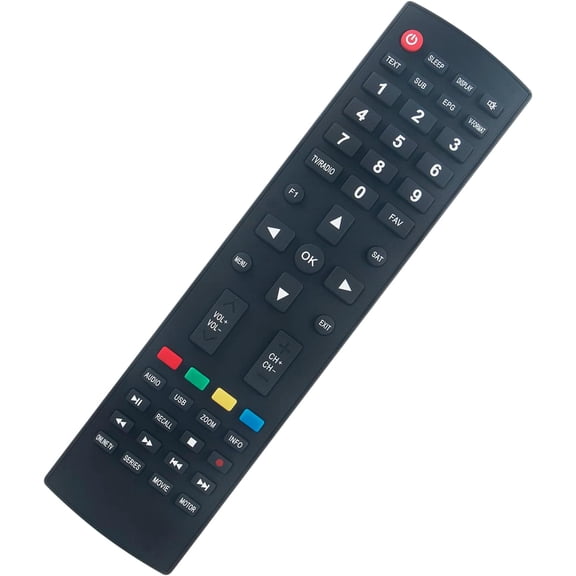 EFFFERTWQL-New Replacement Remote fit for ISTAR Korea Remote Control A8000 A1600 A65000 Zeed222 OTT zeed333 OTT A9000 A8500 Z4 Z5 zeed444 A9700