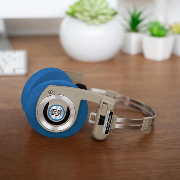 EFFFERTWQL-Official Oversized Replacement Cushion Earpads for Porta Pro, KPH40 Utility and KSC75 Headphones, Blue