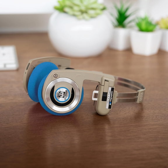 EFFFERTWQL-Official Standard Sized Replacement Cushion Earpads for Porta Pro, KPH40 Utility and KSC75 Headphones, Blue