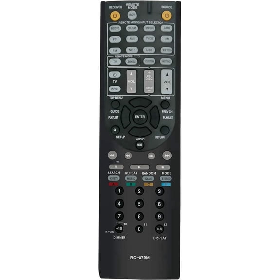 EFFFERTWQL-RC-879M Replace Remote Control Applicable for Onkyo AV Receiver TX-NR535 TX-SR333 HT-R393 TXNR535 TXSR333 HTR393 HT-R593 HTR593