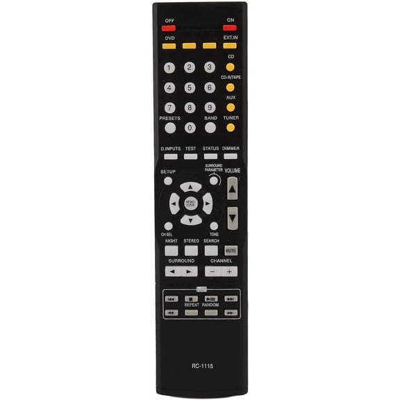 EFFFERTWQL-RC1115 Remote Control Replacement for AVR 390, 591, 930, 1312, 1612, 2805, 2806, 2807, 2808, 2809 AV Surround Receivers, Easy to Use