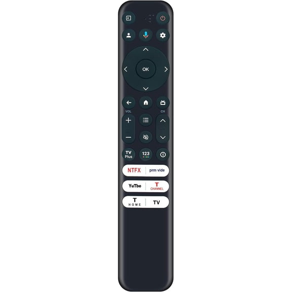 EFFFERTWQL-RC813FMB1 RC813 FMB1 Replace Remote Control with Voice Assistant fit for FHD HDR LED Smart TV 40S350G 32S250G 50Q550G 55Q550G 65Q550G 55Q650G 65Q650G 75Q650G 85Q650G 55Q750G 65Q750G 75Q750