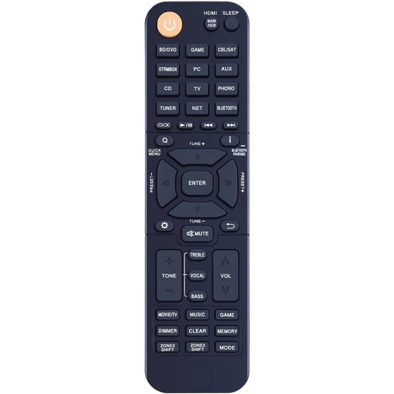 EFFFERTWQL-Remote Control Replacement for Onkyo AV Receiver RC-972R TX-NR7100 TX-NR6100 TX-NR5100 TX-NR3100 TX-NR696 TX-SR494 TX-NRSR393 TX-RZ50 TX-RZ70 TX-NR6050 TX-NR6100