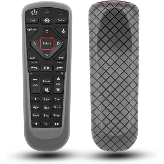 EFFFERTWQL-Remote Cover for Dish Network Remote Control 52.0/54.0, Silicone TV Remote Case Skin Sleeve Black
