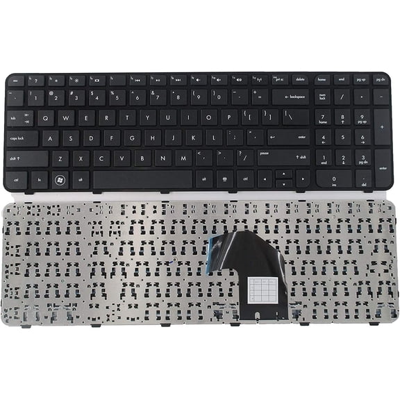 EFFFERTWQL-Replacement Keyboard with Frame Compatible with HP Pavilion G6-2000 G6-2100 G6-2200 G6-2300 G6T-2000 g6-2002xx g6-2010nr g6-2090ca g6-2106nr g6-2111us Series US Layout