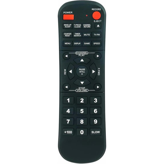 EFFFERTWQL-Replacement Remote Control Applicable for Symphonic TV/VCR Combo SC309C SC309C SC309D SC1304 SC313C SC313D WF0213C CSC313E DSC313B SC309E SC313E WF0213C SC319C SC313D WF319E SC309A SC309B