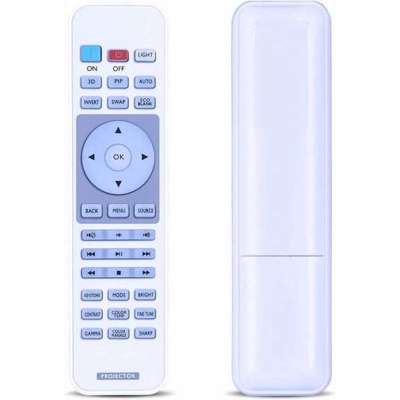 EFFFERTWQL-Replacement Remote Control for BenQ Digital Projector HT2050A W1050 HT1070A TH670 HT2050 HT4050 W1350 W2000 HT3050 HT1085ST W3000 W1050S HT1075 W2000 (No Backlight Version)