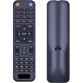 EFFFERTWQL-Replacement Remote Control for ELECTCOM PRO Mini DVD Player ELC-225 & ELC-008 Models