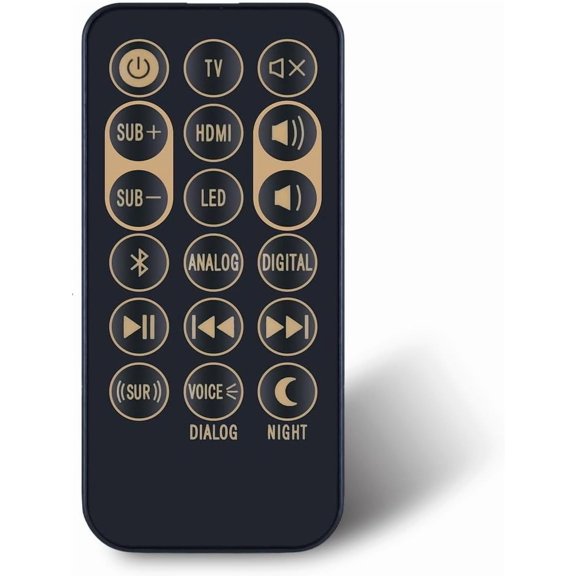 EFFFERTWQL-Replacement Remote Control for Klipsch Soundbar RSB-3 RSB-8 RSB-6 R4B R-4B RSB-11 RSB-14 Sound Bar