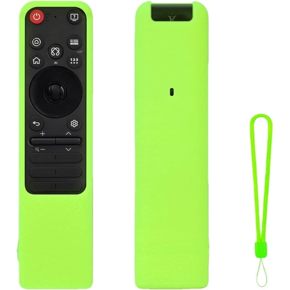 EFFFERTWQL-Silicone Case for LG Magic Remote MR25GA, Protective Cover for 2025 LG OLED Smart TV C5 B5 G5 M5 Series Remote Control Shockproof, Washable, Skin-Friendly, Anti-Lost with Lanyard