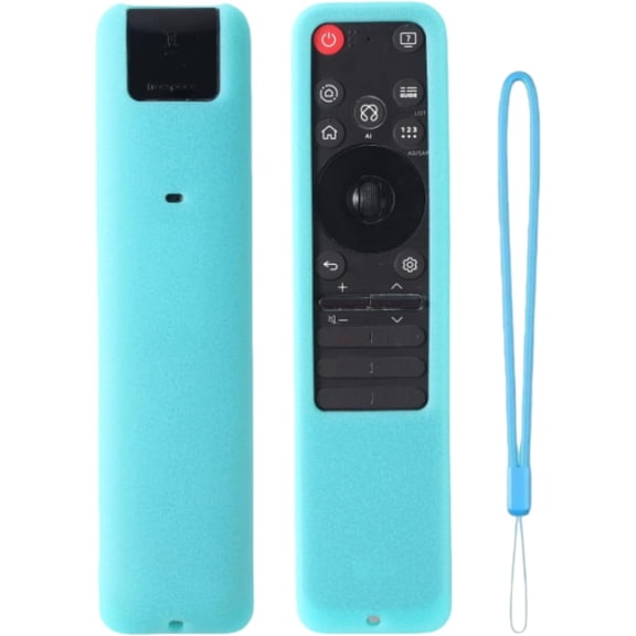 EFFFERTWQL-Silicone Case for LG Magic Remote MR25GA, Protective Cover for 2025 LG OLED Smart TV C5 B5 G5 M5 Series Remote Control Shockproof, Washable, Skin-Friendly, Anti-Lost with Lanyard
